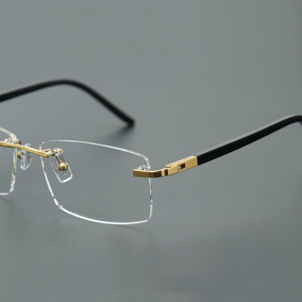 fashion sunglasses frames titanium glasses frame men vintage retro rimless eye man optical myopia prescription gold clear eyewear oculos, Black
fashion sunglasses frames titanium glasses frame men vintage retro rimless eye man optical myopia prescription gold clear eyewear oculos, Black