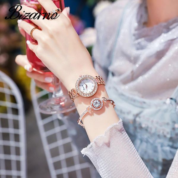 wristwatches luxury diamond women quartz watches brand rose gold crystal design bracelet watch set female jewelry lady's wife mom gift, Slivery;brown
wristwatches luxury diamond women quartz watches brand rose gold crystal design bracelet watch set female jewelry lady's wife mom gift, Slivery;brown