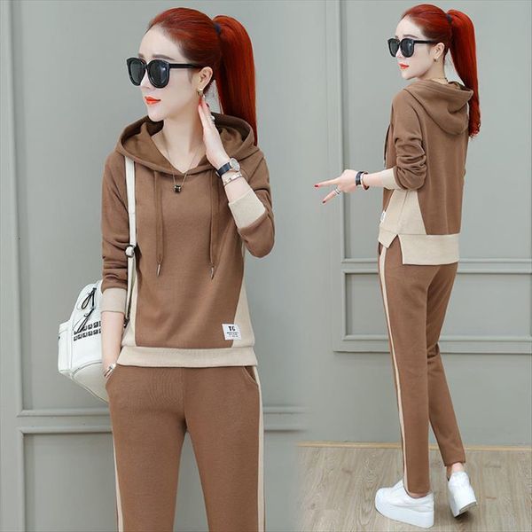 fashion tracksuit 2 piece womens tracksuits set spring casual hooded long sleeve pullover sweatpants sets korean loose jogging suit, Gray
fashion tracksuit 2 piece womens tracksuits set spring casual hooded long sleeve pullover sweatpants sets korean loose jogging suit, Gray