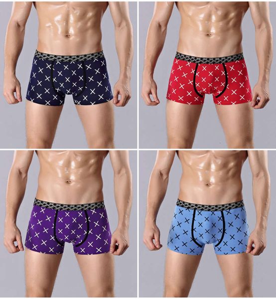 men's cotton printed underwear summer thin middle waist fashion 95% (random color), Black;white
men's cotton printed underwear summer thin middle waist fashion 95% (random color), Black;white