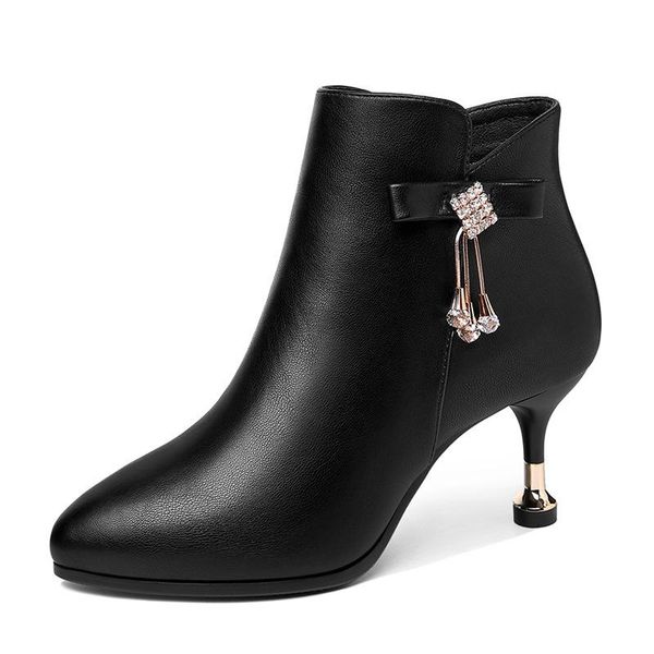 boots big size autumn british women ankle black high thin heels party office lady pointed toe zipper short n0191
boots big size autumn british women ankle black high thin heels party office lady pointed toe zipper short n0191