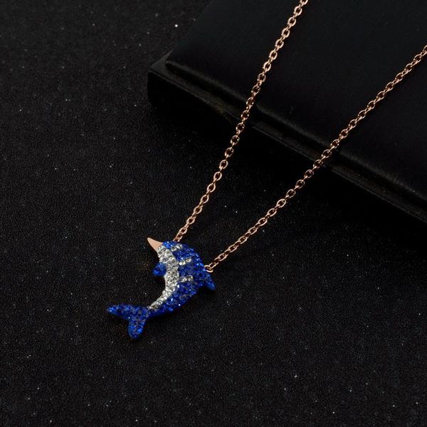 cain necklaces women dolphin blue zircon pendant rose gold necklace for stainless steel womens boho jewelry chains, Silver
cain necklaces women dolphin blue zircon pendant rose gold necklace for stainless steel womens boho jewelry chains, Silver
