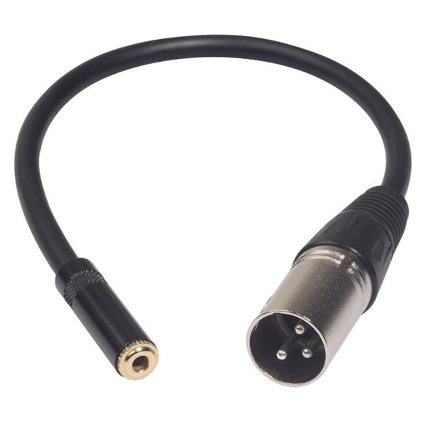 audio cables & connectors 0.3m wire 3 pin xlr male to 3.5mm female o connector stereo microphone adapter
audio cables & connectors 0.3m wire 3 pin xlr male to 3.5mm female o connector stereo microphone adapter