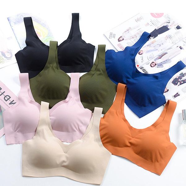 bras non-marking underwear women's thin section gathered without steel ring beautiful back sports sleep vest bra, Red;black
bras non-marking underwear women's thin section gathered without steel ring beautiful back sports sleep vest bra, Red;black