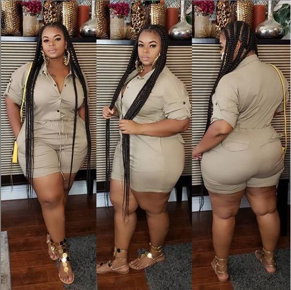 summer big size solid color women jumpsuit short fashion ladys turn down collar single breasted lace up overalls rompers, Black;white
summer big size solid color women jumpsuit short fashion ladys turn down collar single breasted lace up overalls rompers, Black;white