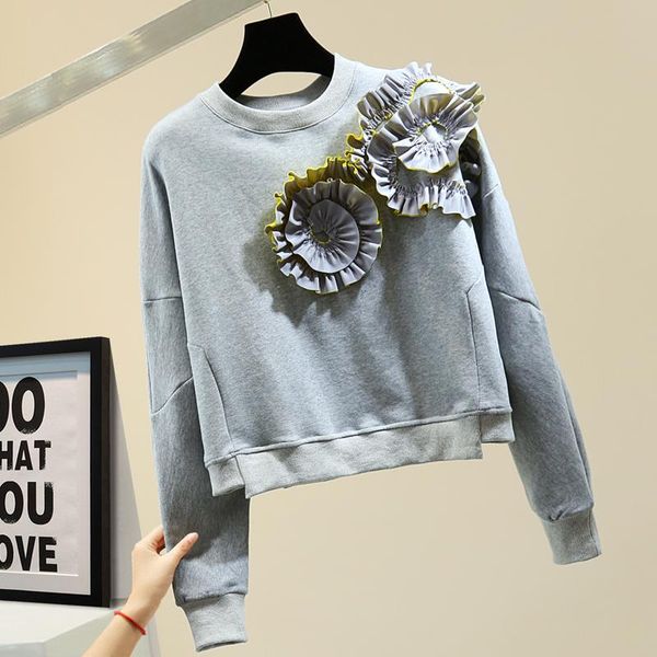 women's hoodies & sweatshirts fall/winter women 2021 korean loose slimming fashion flower long sleeve leisure sweatsh gils, Black
women's hoodies & sweatshirts fall/winter women 2021 korean loose slimming fashion flower long sleeve leisure sweatsh gils, Black
