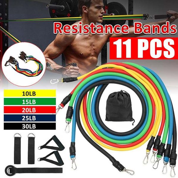 resistance bands 11pcs latex training exercise workout yoga tubes pull rope rubber expander elastic fitness with bag
resistance bands 11pcs latex training exercise workout yoga tubes pull rope rubber expander elastic fitness with bag