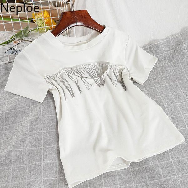 neploe 2021 summer shirt fashion casual hollow out tassel short white t temperament korean o neck slim basic women women's t-shirt
neploe 2021 summer shirt fashion casual hollow out tassel short white t temperament korean o neck slim basic women women's t-shirt