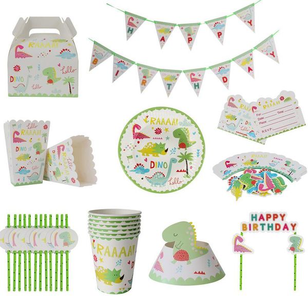 packaging dinner service kids party decoration dinosaur disposable tableware plates cups cake er banner wedding birthday children's
packaging dinner service kids party decoration dinosaur disposable tableware plates cups cake er banner wedding birthday children's