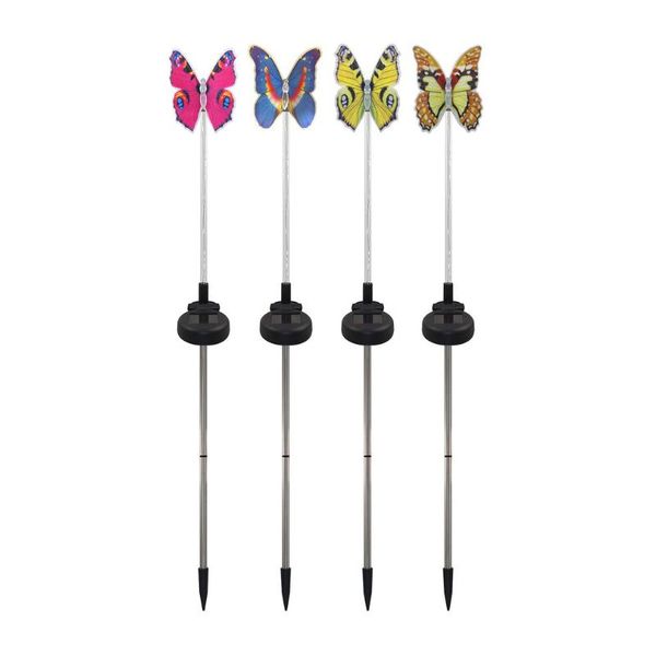 lawn lamps 4pcs solar powered fiber optic stick color-changing butterfly garden stake light waterproof outdoor decor
lawn lamps 4pcs solar powered fiber optic stick color-changing butterfly garden stake light waterproof outdoor decor