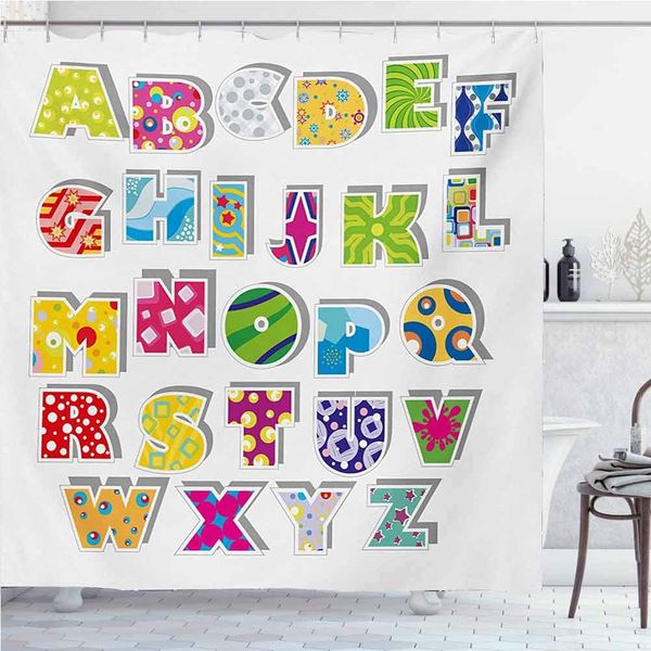 letters rustic shower curtain full alphabet with various designs abstract dots squares paint splashes pattern l grade, water
letters rustic shower curtain full alphabet with various designs abstract dots squares paint splashes pattern l grade, water
