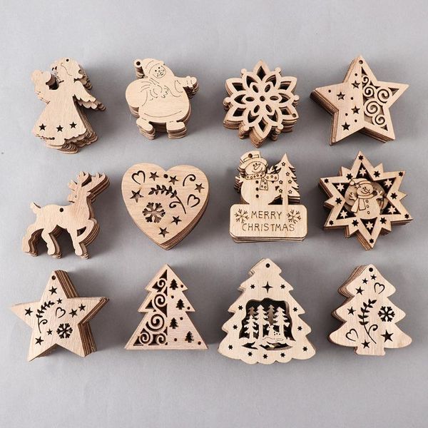 10pcs wooden christmas tree pendants decoration wood santa claus crafts ornaments diy party home decor supplies kids toys
10pcs wooden christmas tree pendants decoration wood santa claus crafts ornaments diy party home decor supplies kids toys