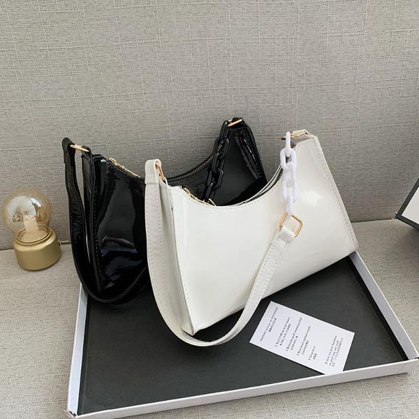 evening bags women patent leather shoulder underarm fashion ladies small handbag female stylish single pouch streetwear
evening bags women patent leather shoulder underarm fashion ladies small handbag female stylish single pouch streetwear