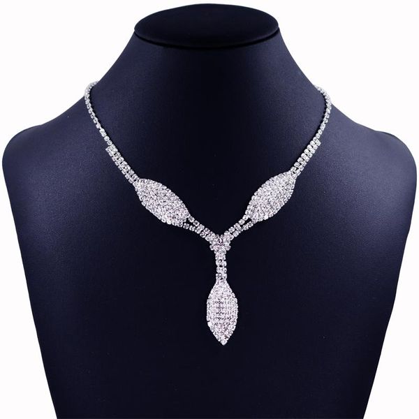 chains fashion ladies sparkling crystal exquisite necklace rhinestone pendants holiday party prom girls dress jewelry accessories, Silver
chains fashion ladies sparkling crystal exquisite necklace rhinestone pendants holiday party prom girls dress jewelry accessories, Silver