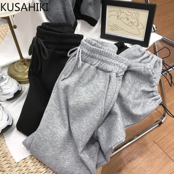 women's pants & capris kusahiki 2021 spring causal harem sweat drawstring lace up high waist anke trousers korean solid women 6e540, Black;white
women's pants & capris kusahiki 2021 spring causal harem sweat drawstring lace up high waist anke trousers korean solid women 6e540, Black;white