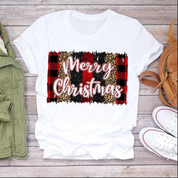 women plaid womens letter leopard happy year merry christmas print clothes graphic female t shirt ladies tee, White
women plaid womens letter leopard happy year merry christmas print clothes graphic female t shirt ladies tee, White