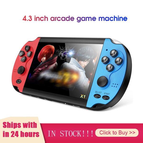 4.3 inch screen retro game handheld console built-in 3000+ portable mini video player 8g drop controllers & joysticks
4.3 inch screen retro game handheld console built-in 3000+ portable mini video player 8g drop controllers & joysticks