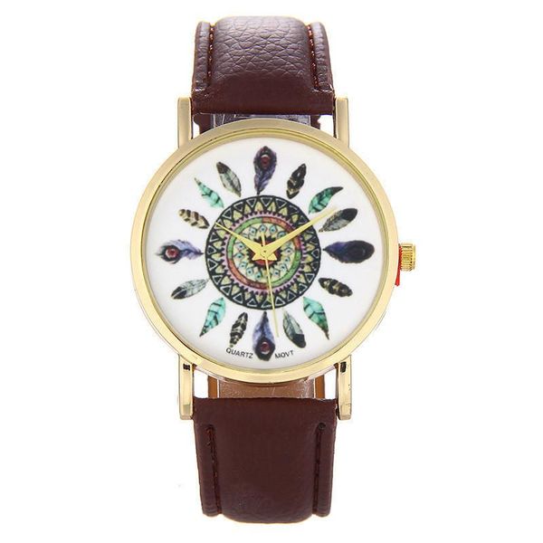 wristwatches 2021 ladies fashion casual watches dream catcher leather strap belt quartz watch for women student dress clock, Slivery;brown
wristwatches 2021 ladies fashion casual watches dream catcher leather strap belt quartz watch for women student dress clock, Slivery;brown