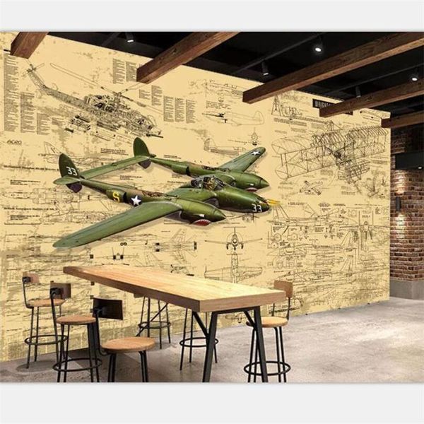 wallpapers wellyu wallpaper custom home decoration po hand-painted retro airplane drawings industrial wind bar restaurant mural
wallpapers wellyu wallpaper custom home decoration po hand-painted retro airplane drawings industrial wind bar restaurant mural