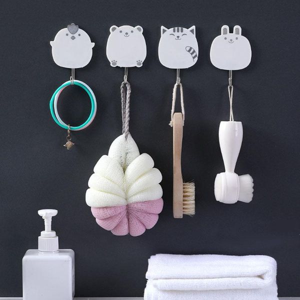 hooks & rails 2pcs/pack wall multi purpose sticky hook cartoon pattern home decor waterproof bathroom kitchen supplies
hooks & rails 2pcs/pack wall multi purpose sticky hook cartoon pattern home decor waterproof bathroom kitchen supplies