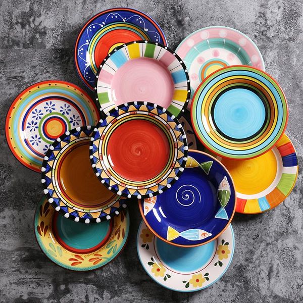 dishes & plates 16cm creative hand-painted ceramic small tableware plate fashion cute european-style cake dessert dish christmas gift
dishes & plates 16cm creative hand-painted ceramic small tableware plate fashion cute european-style cake dessert dish christmas gift