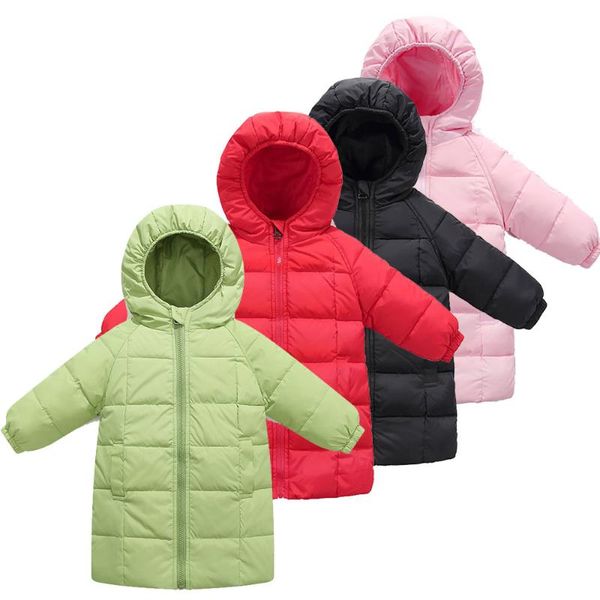 down coat 2021 boys and girls winter long coats hooded parkas children thicken warm outerwear solid color fashion jackets, Blue;gray
down coat 2021 boys and girls winter long coats hooded parkas children thicken warm outerwear solid color fashion jackets, Blue;gray