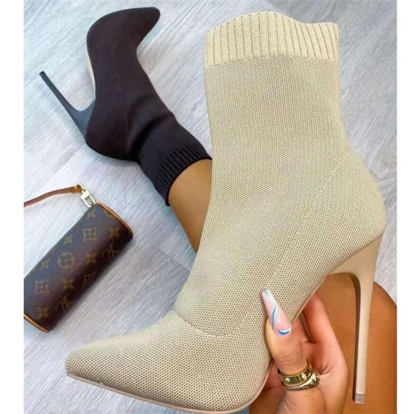boots autumn and winter socks shoes over the knee knitted stretch women's fashion casual plus size, Black
boots autumn and winter socks shoes over the knee knitted stretch women's fashion casual plus size, Black