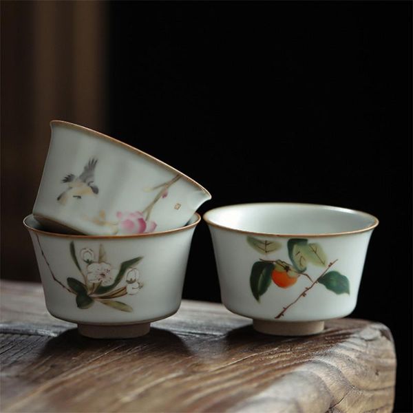 ceramic home small tea bowl hand painted master cup handmade office teacup creative retro coarse pottery water mug drinkware cups & saucers
ceramic home small tea bowl hand painted master cup handmade office teacup creative retro coarse pottery water mug drinkware cups & saucers