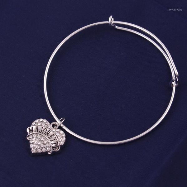 charm bracelets fashion design engraved letter heart shape majorette marines faith dad navy wife crystal bangle1, Golden;silver
charm bracelets fashion design engraved letter heart shape majorette marines faith dad navy wife crystal bangle1, Golden;silver