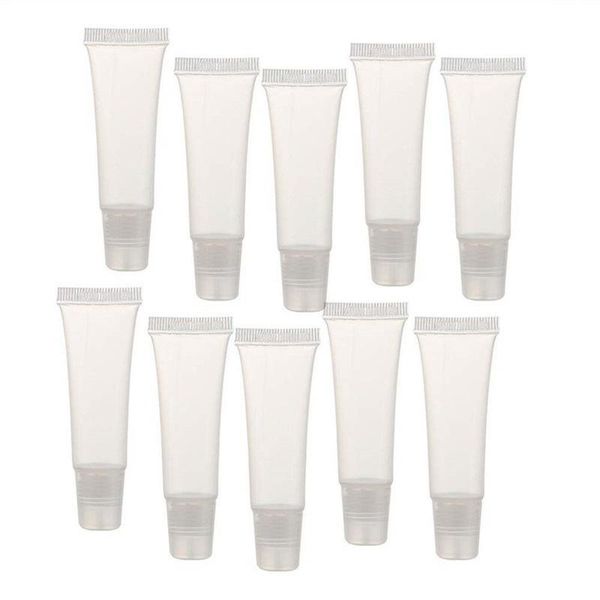 pack 10ml lip gloss tubes empty lotion refill soft squeeze for diy travel distribution bottle storage bottles & jars
pack 10ml lip gloss tubes empty lotion refill soft squeeze for diy travel distribution bottle storage bottles & jars