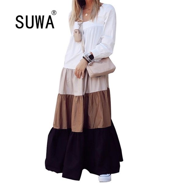 women's ins elegant square neck contrast color block loose comfort casual bohemia holiday beach midi dress wholesale 210525, Black;gray
women's ins elegant square neck contrast color block loose comfort casual bohemia holiday beach midi dress wholesale 210525, Black;gray