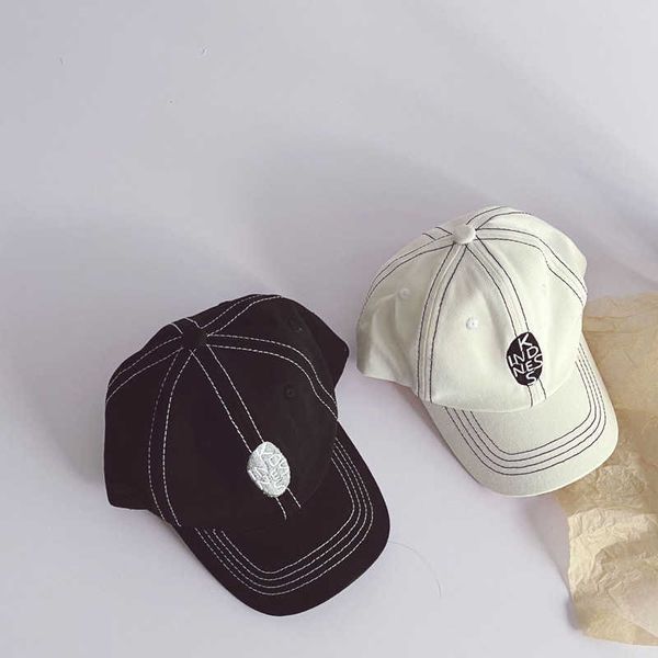 spring arrival girls fashion letter hats kids korean design hat 210528, Yellow 
spring arrival girls fashion letter hats kids korean design hat 210528, Yellow