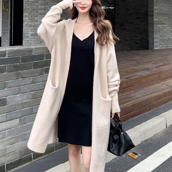 women's jackets elegant knitted outerwear lady casual long cardigan jacket knitwear female loose sweater coat autumn winter tide sweate, Black;brown
women's jackets elegant knitted outerwear lady casual long cardigan jacket knitwear female loose sweater coat autumn winter tide sweate, Black;brown