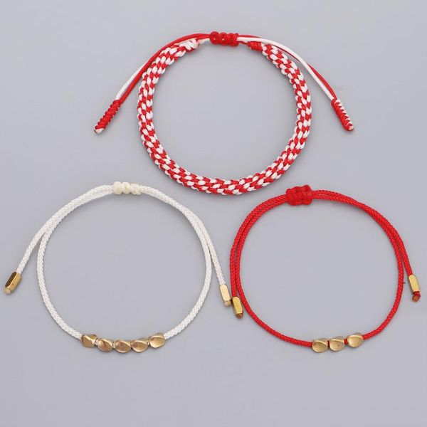 link, chain fehame sell 3pcs/set tibetan rope bracelet handmade adjustable copper beaded set, Black
link, chain fehame sell 3pcs/set tibetan rope bracelet handmade adjustable copper beaded set, Black