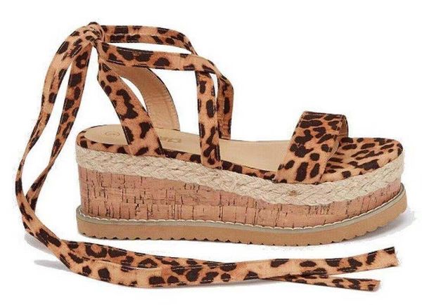 dress shoes quality summer leopard white wedge espadrilles sandals open toe gladiator casual lace up women platform, Black
dress shoes quality summer leopard white wedge espadrilles sandals open toe gladiator casual lace up women platform, Black