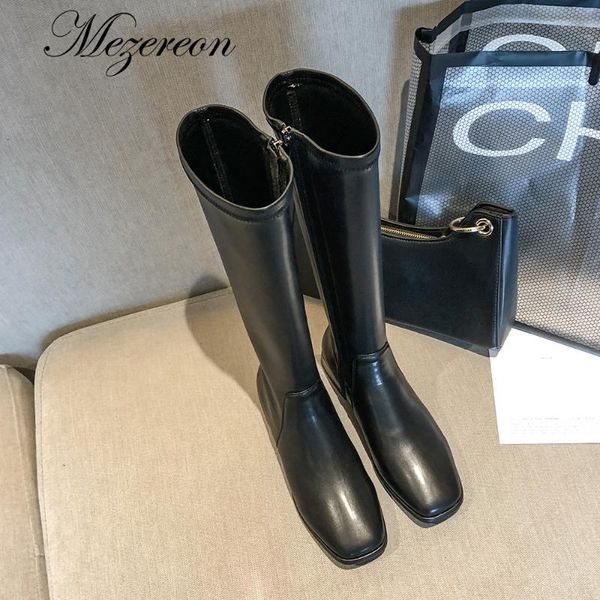 boots mezereon simple style riding equestrian none leather thigh high with zipper ladies winter shoes street botas, Black
boots mezereon simple style riding equestrian none leather thigh high with zipper ladies winter shoes street botas, Black