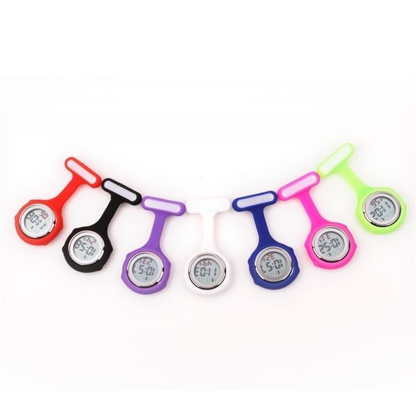 alk silicone digital nurse watch fob pocket brooch lapel with clip quartz doctor timepiece 211013, Slivery;golden 
alk silicone digital nurse watch fob pocket brooch lapel with clip quartz doctor timepiece 211013, Slivery;golden