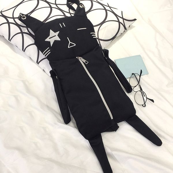 lovely canvas backpack cute cartoon cat backpack bag women leisure students black school bags rucksack bookbags
lovely canvas backpack cute cartoon cat backpack bag women leisure students black school bags rucksack bookbags