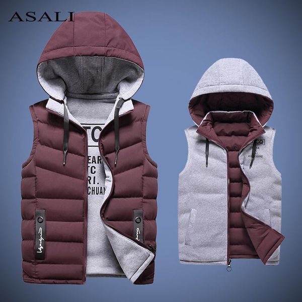 men's vests 2021 mens vest spring autumn sleeveless jacket men casual waistcoat two sides coats outwear hat detachable 4xl, Black;white
men's vests 2021 mens vest spring autumn sleeveless jacket men casual waistcoat two sides coats outwear hat detachable 4xl, Black;white