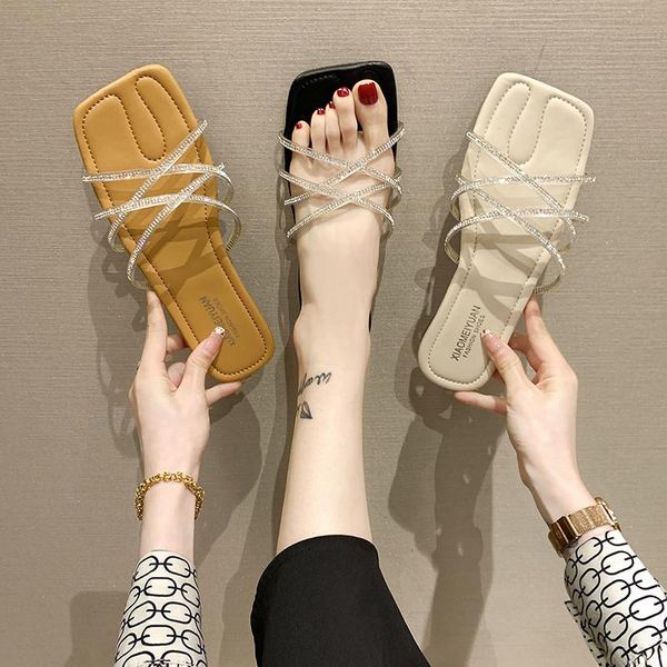 slippers shoes woman 2021 summer cross-tied pantofle luxury slides soft flat designer basic rubber pu casual cross-, Black
slippers shoes woman 2021 summer cross-tied pantofle luxury slides soft flat designer basic rubber pu casual cross-, Black
