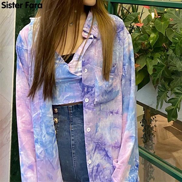 women's blouses & shirts sister fara spring print floral shirt camisole two piece suit plus size loose casual blouse autumn woman 2021, White
women's blouses & shirts sister fara spring print floral shirt camisole two piece suit plus size loose casual blouse autumn woman 2021, White