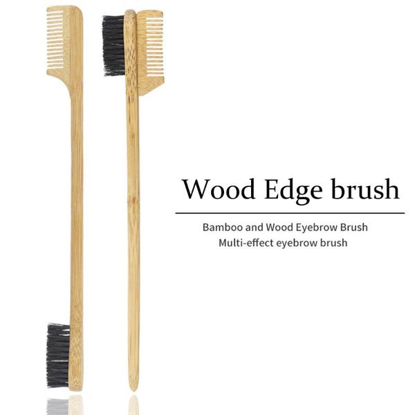 edges brush and comb for edge control sturdy bamboo handle styling & gentle care tools - fixer baby hairs hair brushes, Silver
edges brush and comb for edge control sturdy bamboo handle styling & gentle care tools - fixer baby hairs hair brushes, Silver