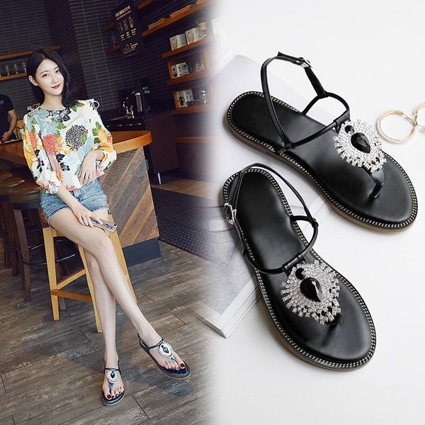 summer shoes women sandals flip flops rhinestone ladies beach woman casual holiday slippers black 1352
summer shoes women sandals flip flops rhinestone ladies beach woman casual holiday slippers black 1352