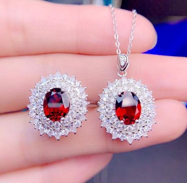per jewelry natural real red garnet luxury style set 1pc ring pendant 2.1ct*2pcs gems 925 sterling silver s205118 bracelet, earrings & neckl, Black
per jewelry natural real red garnet luxury style set 1pc ring pendant 2.1ct*2pcs gems 925 sterling silver s205118 bracelet, earrings & neckl, Black