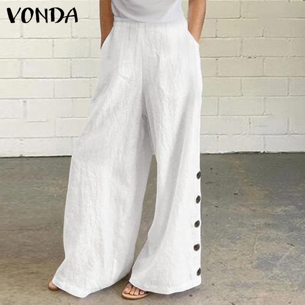 capris solid wide leg women elastic waist trousers palazzo female long pants 2021 vonda sweatpants hosen damen plus size, Black;white
capris solid wide leg women elastic waist trousers palazzo female long pants 2021 vonda sweatpants hosen damen plus size, Black;white