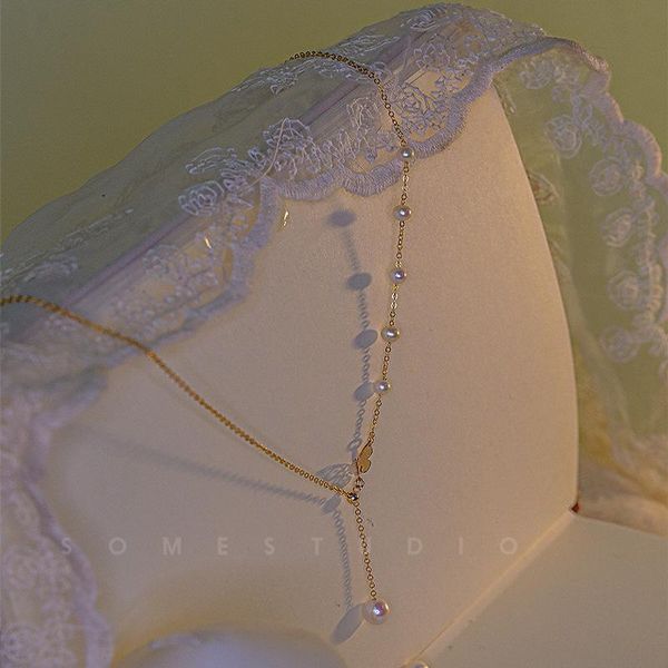 chains bowknot y pearl necklace of 2021 female delicate collarbone light chain luxury niche ins cold wind restoring ancient ways, Silver
chains bowknot y pearl necklace of 2021 female delicate collarbone light chain luxury niche ins cold wind restoring ancient ways, Silver