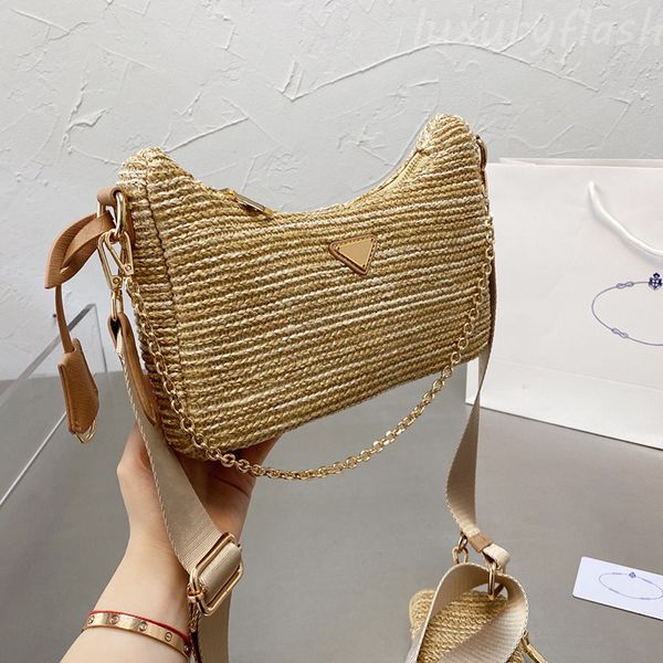 messenger 2022 straw bag nylon waterproof chain wide shoulder strap purse fashion hobo designers luxurys bags three-in-one lx30
messenger 2022 straw bag nylon waterproof chain wide shoulder strap purse fashion hobo designers luxurys bags three-in-one lx30