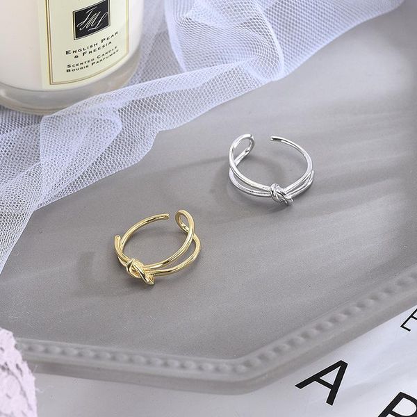 cluster rings 925 sterling silver ring personality hollow knotted heart gold opening adjustable fine jewelry jewellery 2021 size for 5-, Golden;silver
cluster rings 925 sterling silver ring personality hollow knotted heart gold opening adjustable fine jewelry jewellery 2021 size for 5-, Golden;silver
