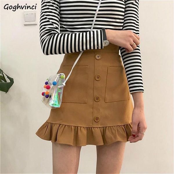 skirts women summer ruffles buttons mini hip skirt all-match high waist korean style slender elegant vintage stylish womens, Black
skirts women summer ruffles buttons mini hip skirt all-match high waist korean style slender elegant vintage stylish womens, Black