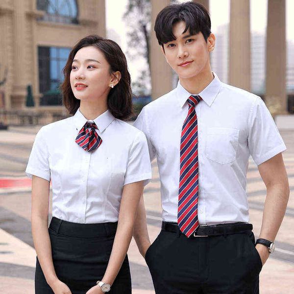 luxury men's suits blazers cvc non iron men's and women's short sleeved shirt summer profsional blue bank, White;black
luxury men's suits blazers cvc non iron men's and women's short sleeved shirt summer profsional blue bank, White;black